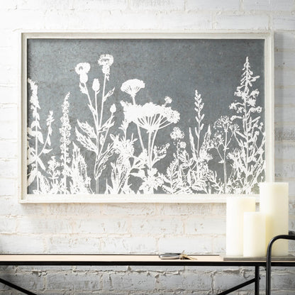 Metal Floral Wall Décor