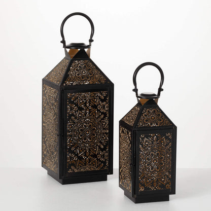 Punched Metal Lantern