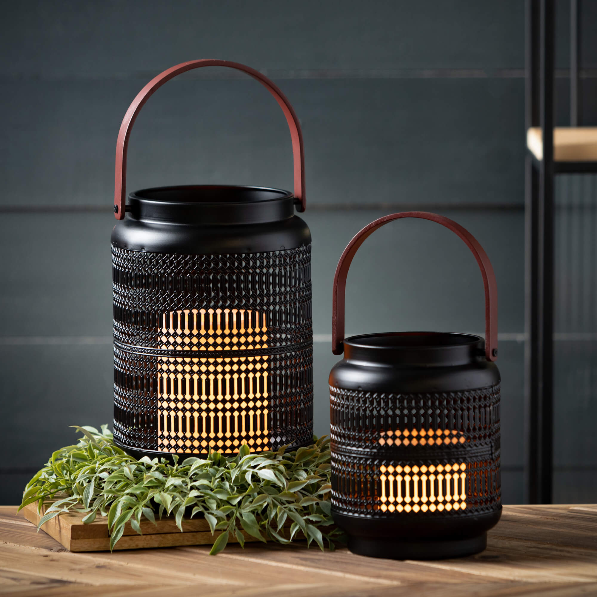 Black Caged Lantern