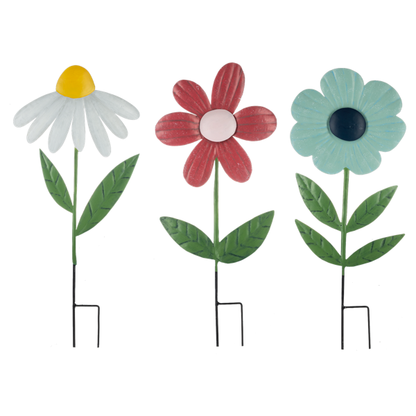 Metal Flower Stake