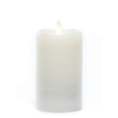 Cream Frosted Candle