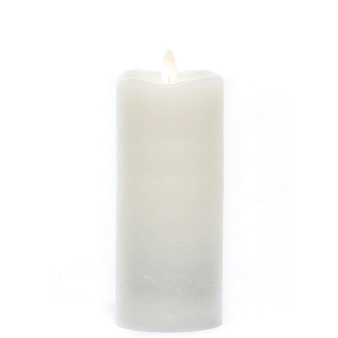 Cream Frosted Candle