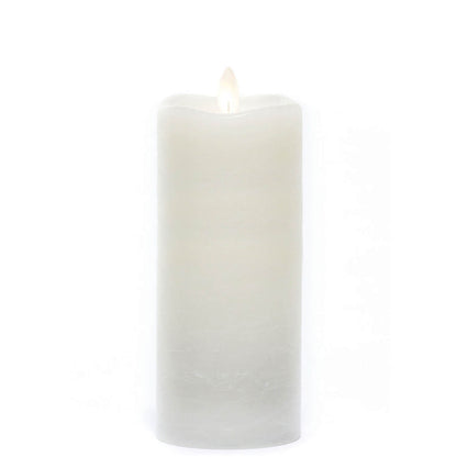 Cream Frosted Candle