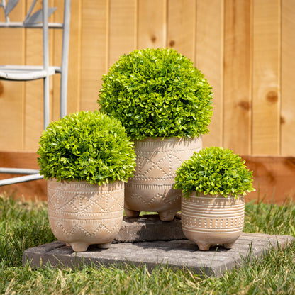 Footed Terracotta Planter