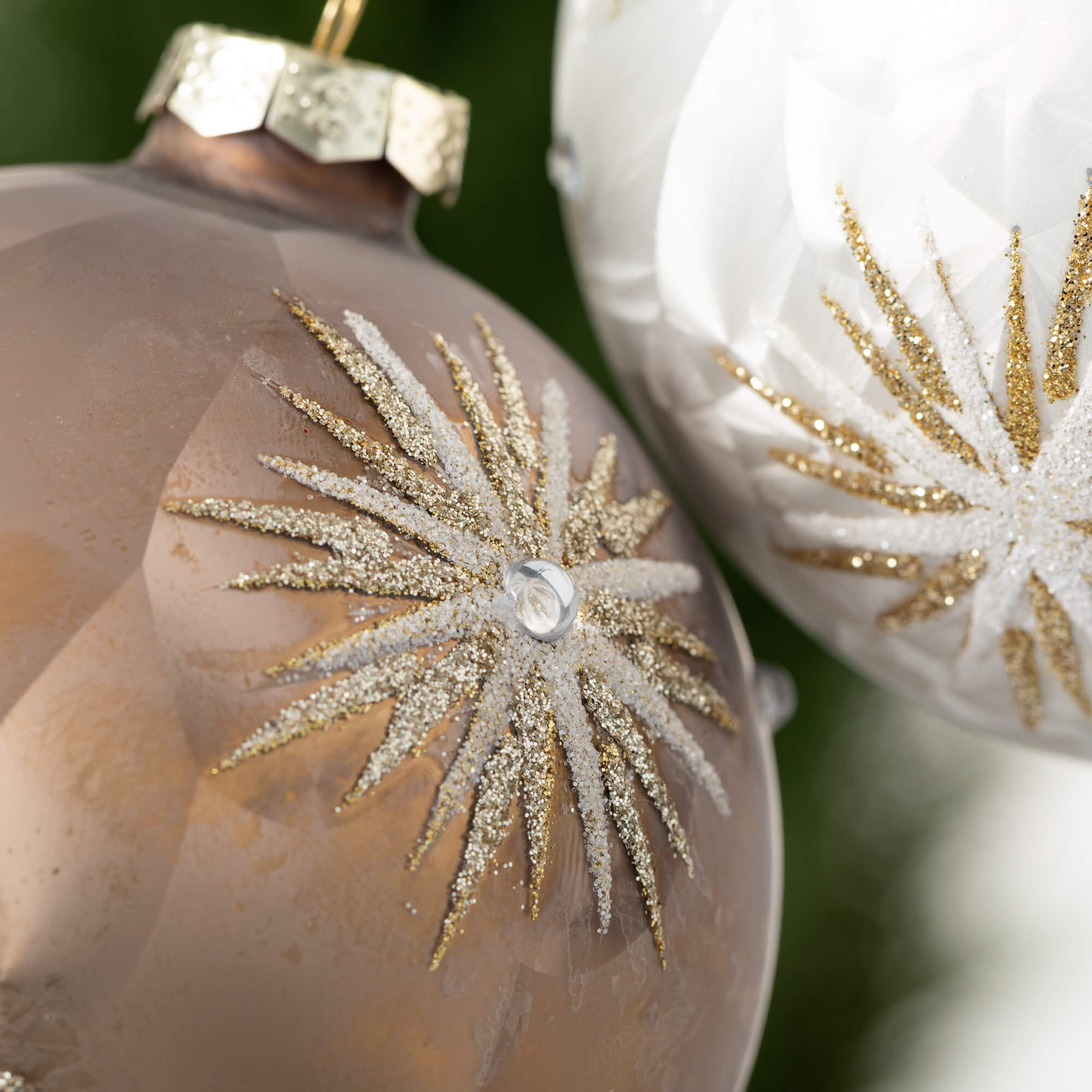 Nuetral Starburst Ornament