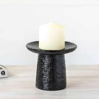 Black Candle Holder