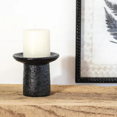 Black Candle Holder