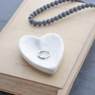 Marble Heart Tray