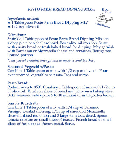 Pesto Parm Bread Dipping Mix