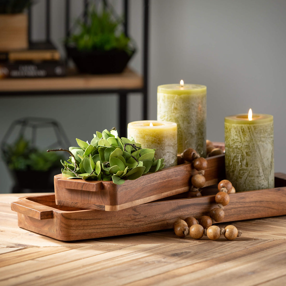 Rustic Acacia Tray