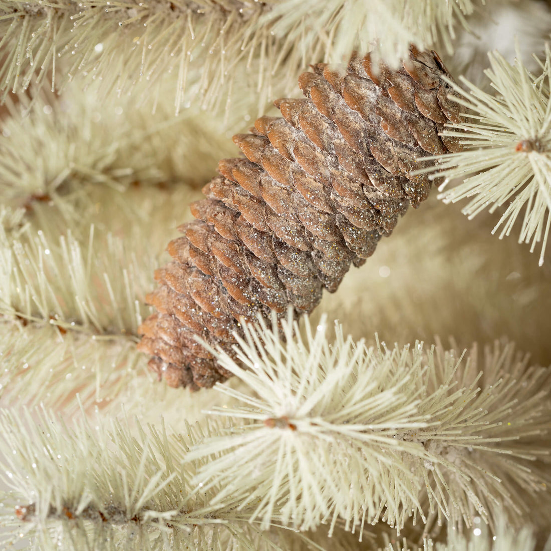 Cream Frosted Tree