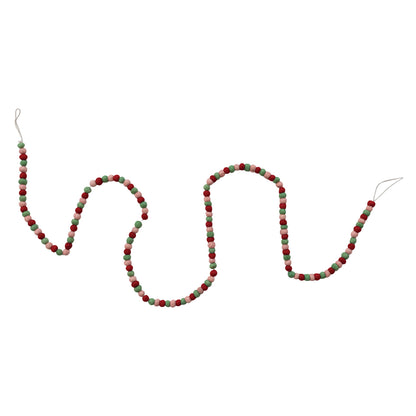 Wool Felt Ball Garland