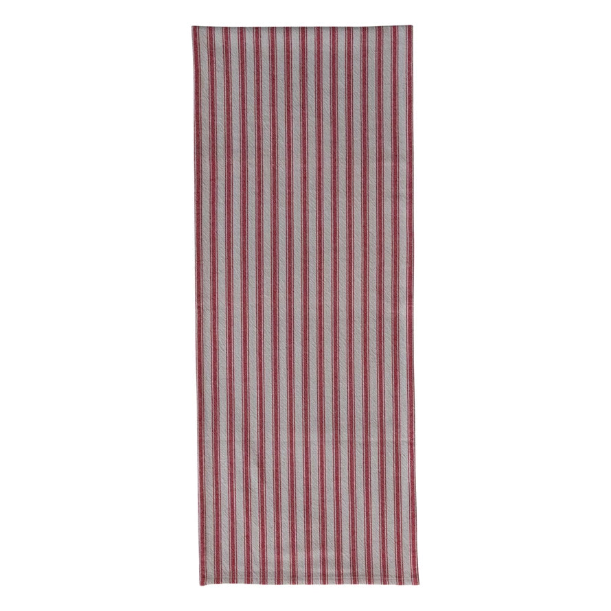 Red &amp; Natural Stripe Runner
