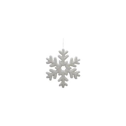 Flocked Foam Snowflake