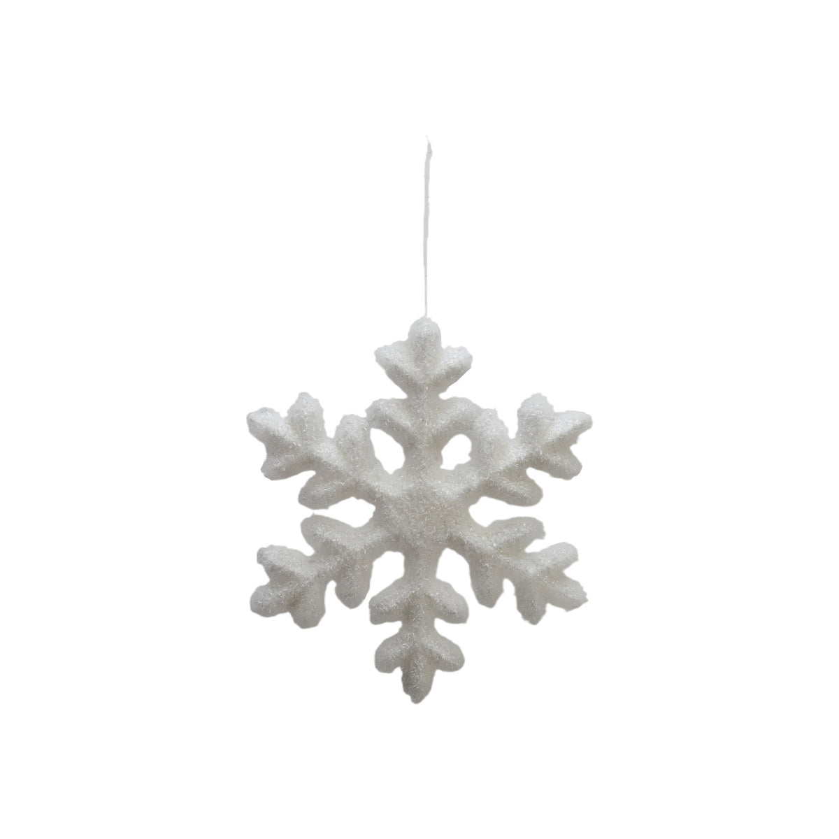 Flocked Foam Snowflake