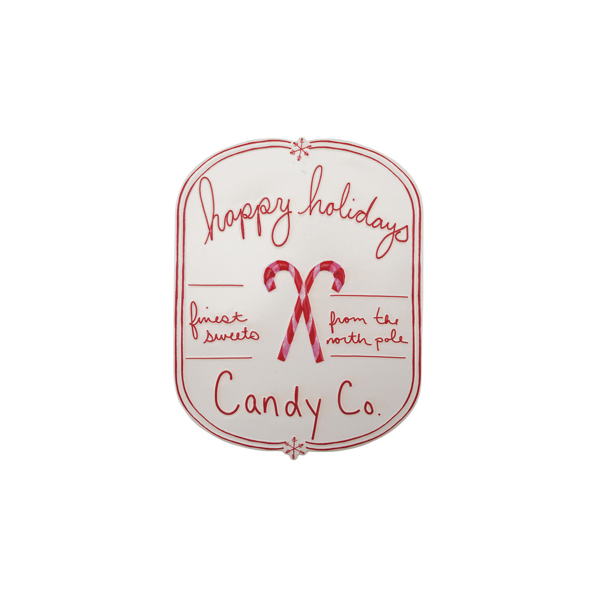 Happy Holidays Candy Co. Sign