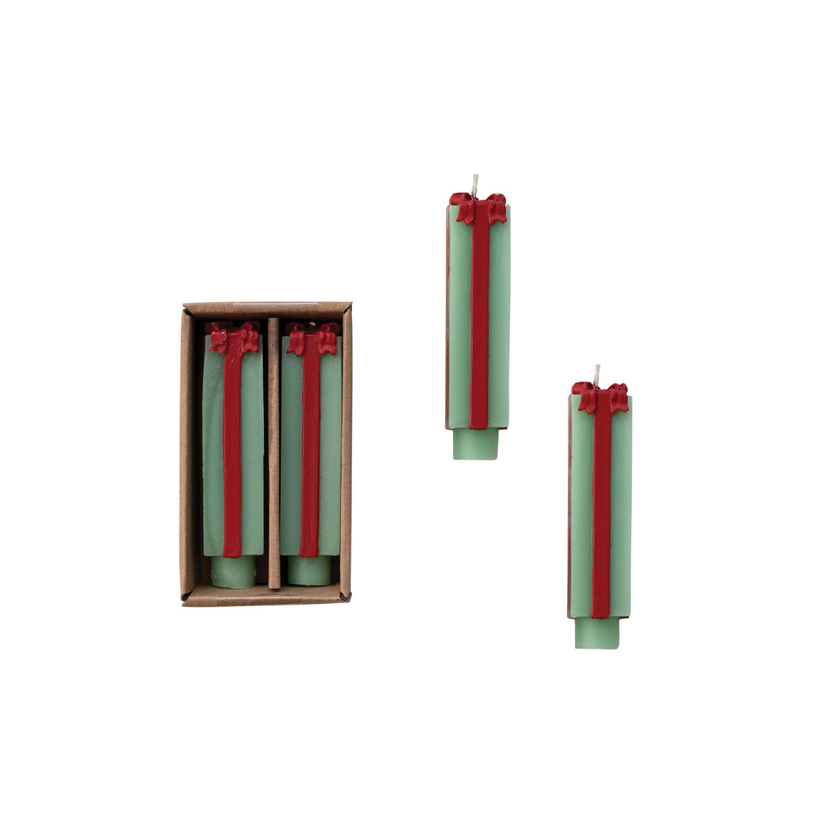 Gift Shaped Taper Candle