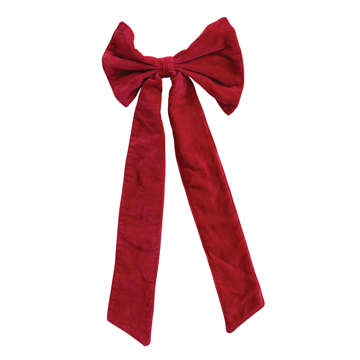 Velvet Clip-On Bow