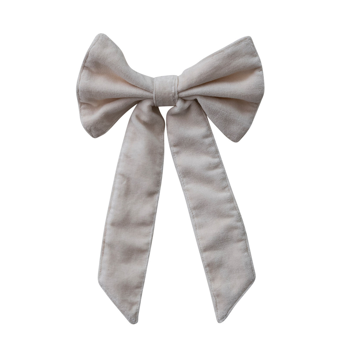 Velvet Clip-On Bow