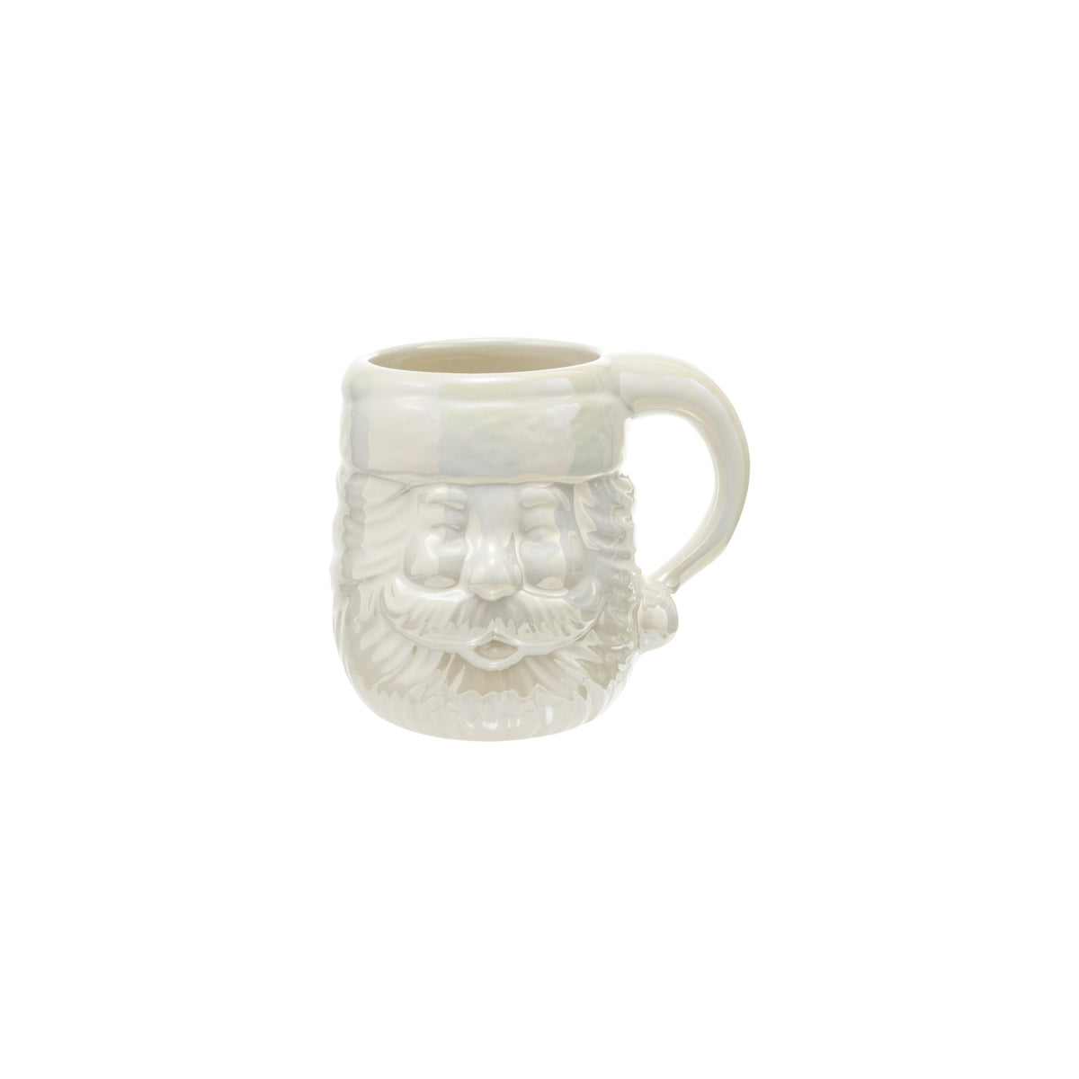 Pearlized Santa Mug