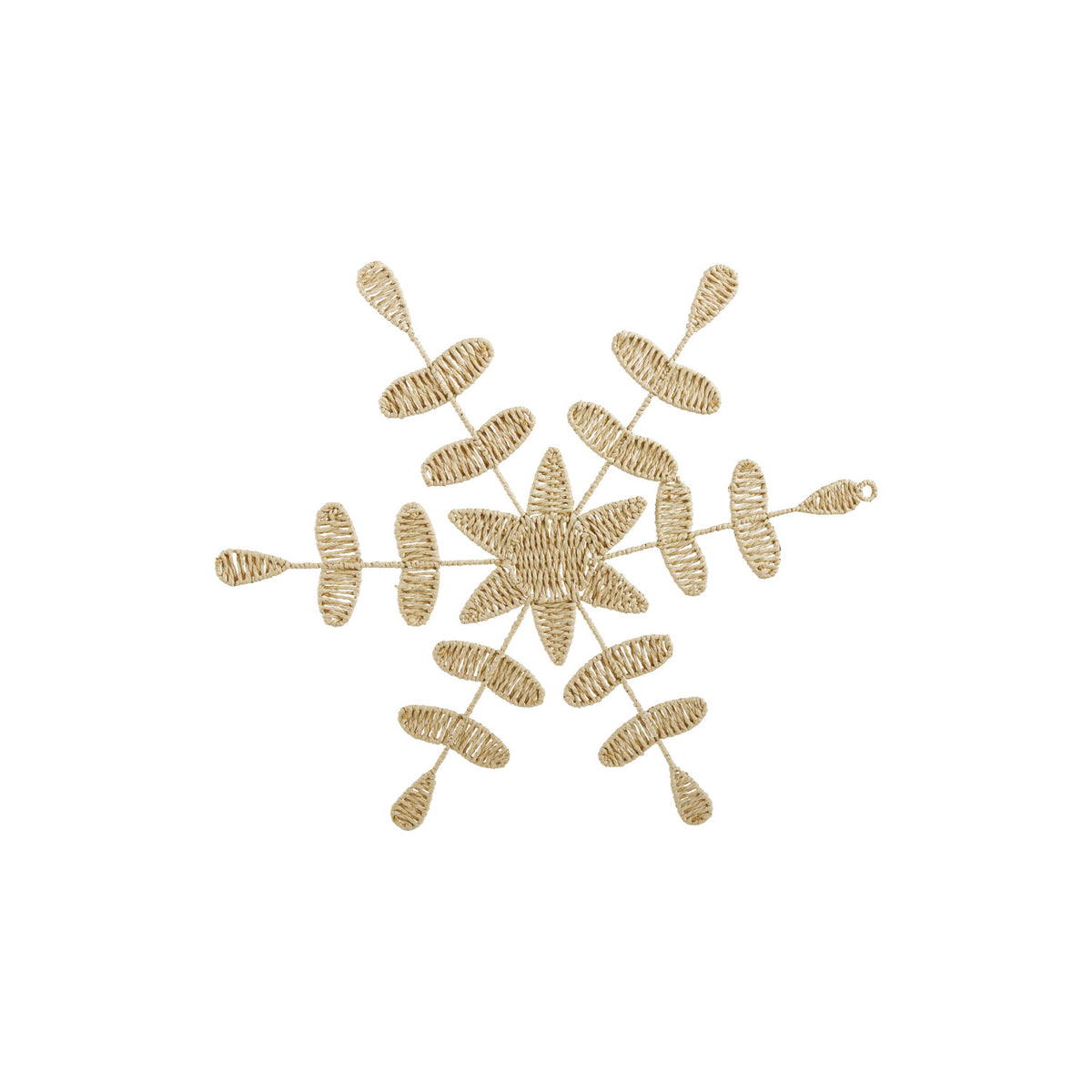 Oversized Woven Snowflake