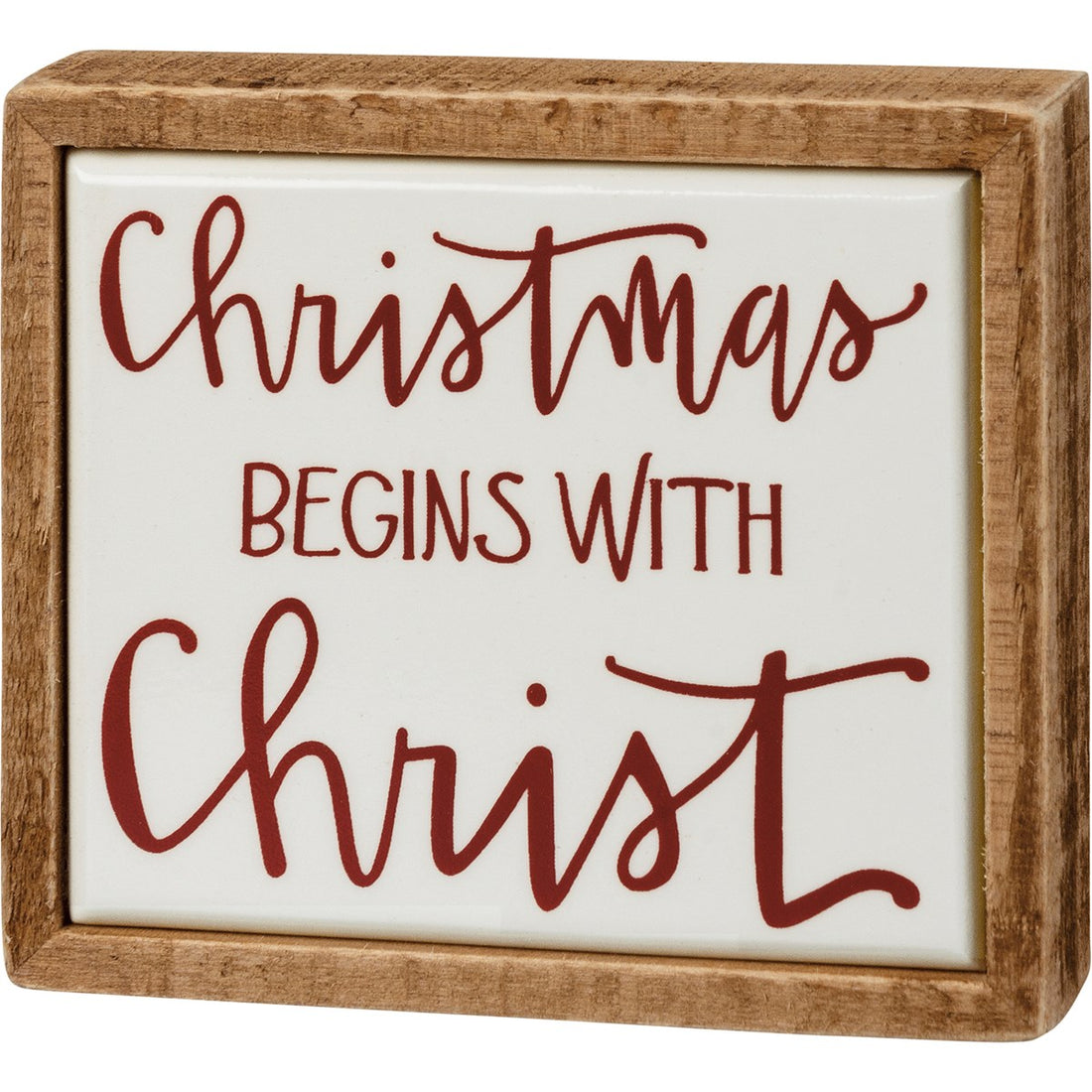 Christ Box Sign