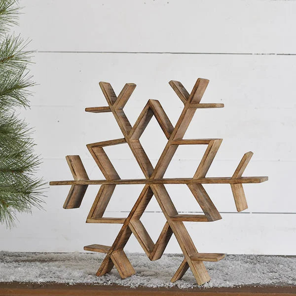 Wood Snowflake