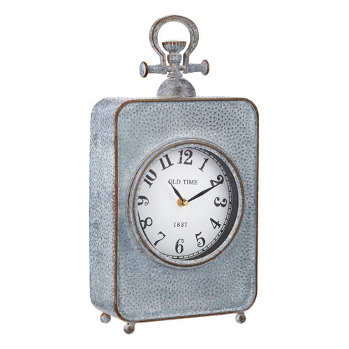 Galvanized Clock