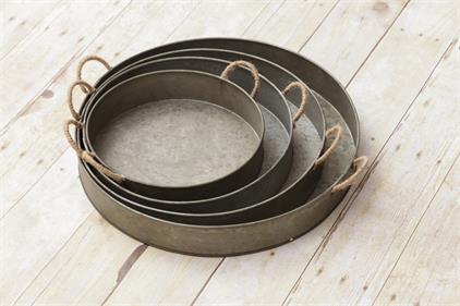 Tins - Round Wrapped Handles