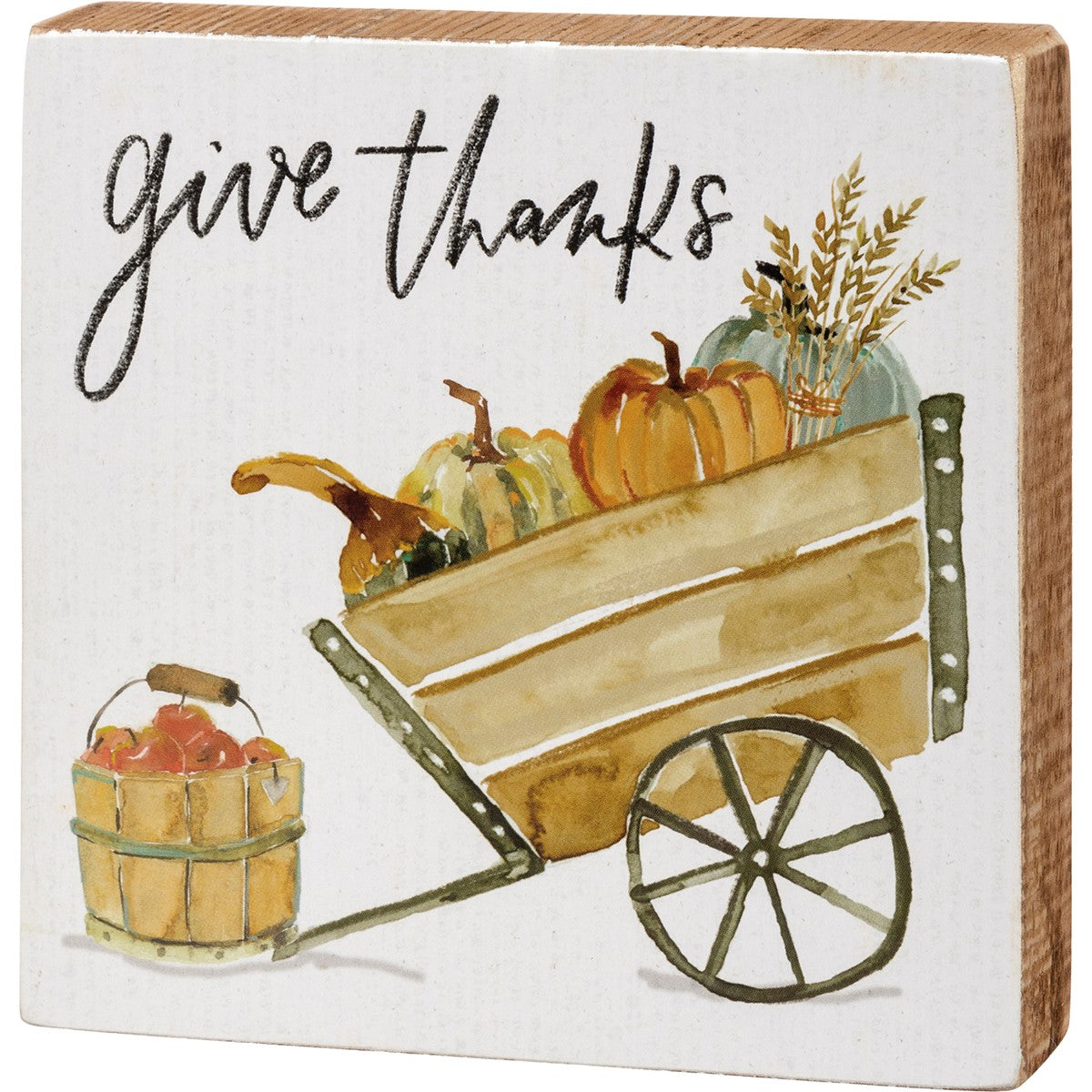 Block Sign - Give Thanks
