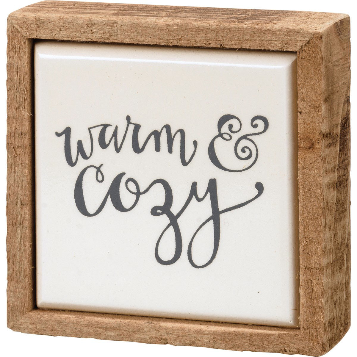 Box Sign Mini - Warm &amp; Cozy