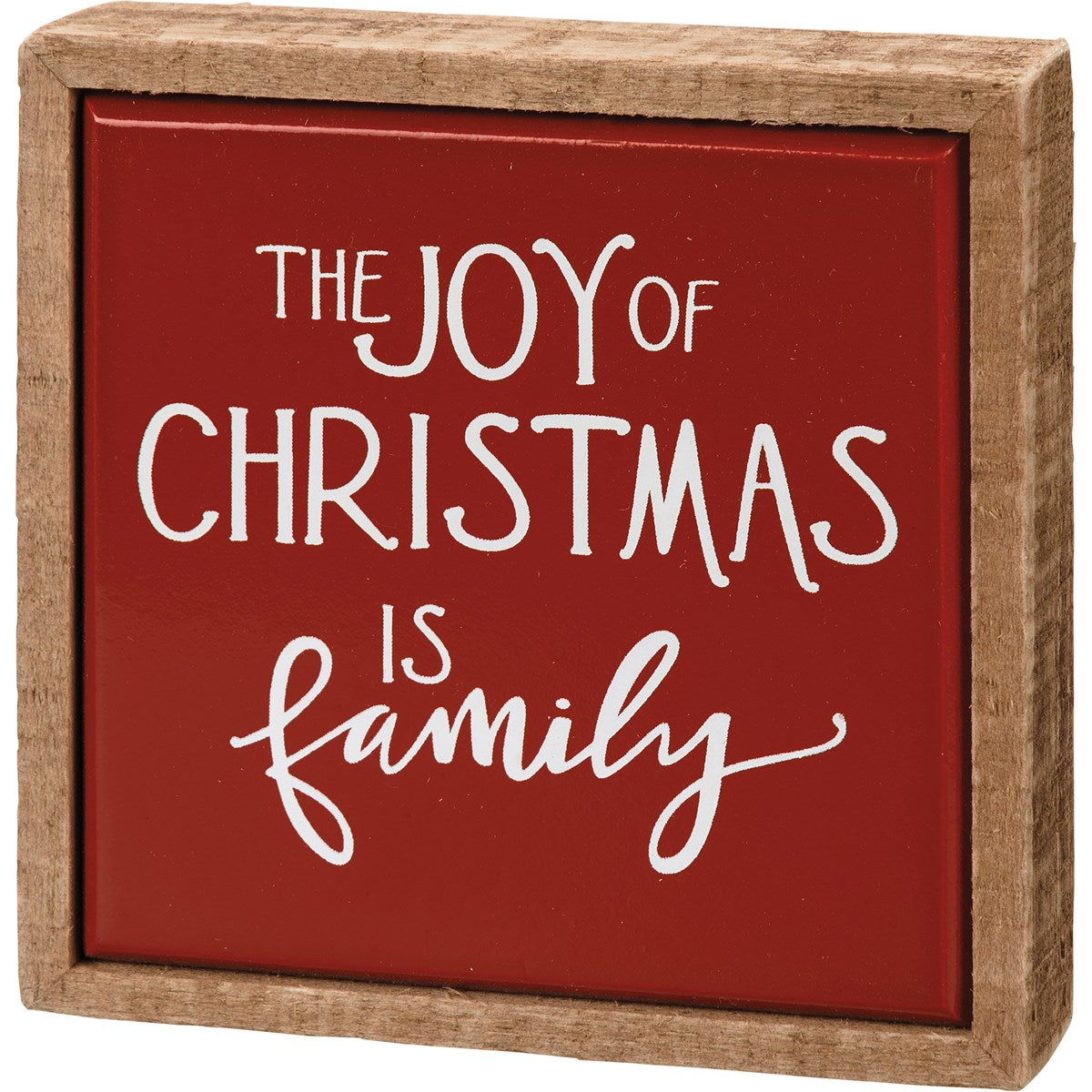 Joy Of Christmas Box Sign