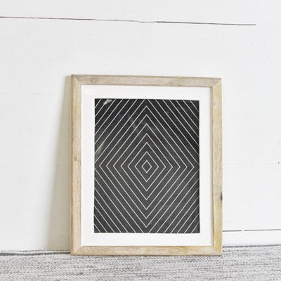 Enamel Wood Photo Frame