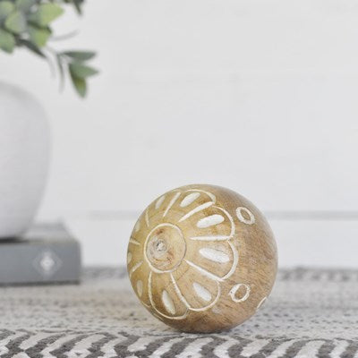 Carved wood Ball