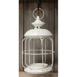 White Birdcage Lantern