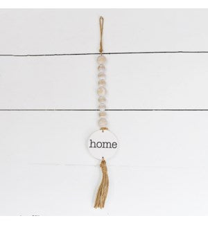 Beaded Wood Hanger