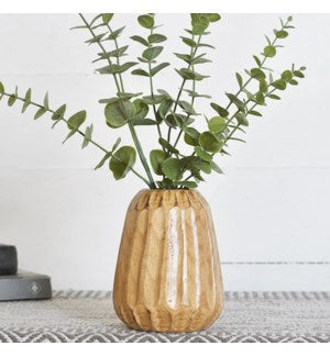 Carved Striped Vase