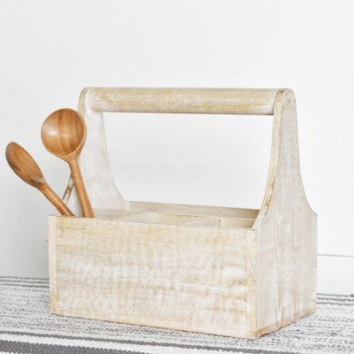 Wood Utensil Holder