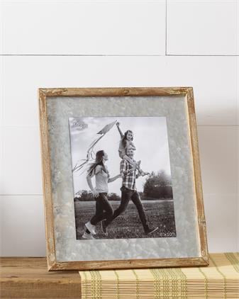 Picture Frame - Galvanized Mat, Large