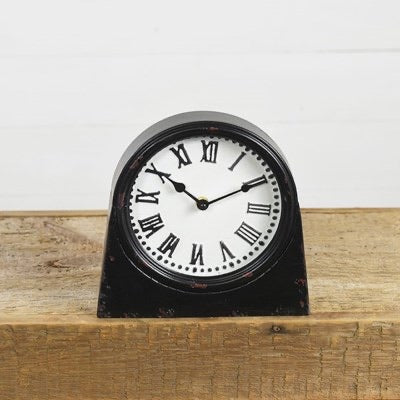 Press Tin Table Clock