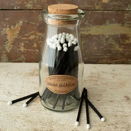 Matches in Milkbottle