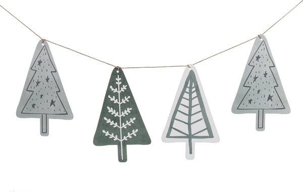 Metal Tree Garland