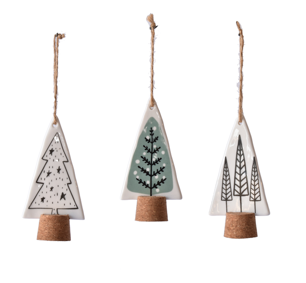 Patterned Tree Ornaments