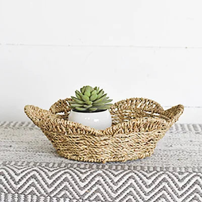 Seagrass Flower Basket