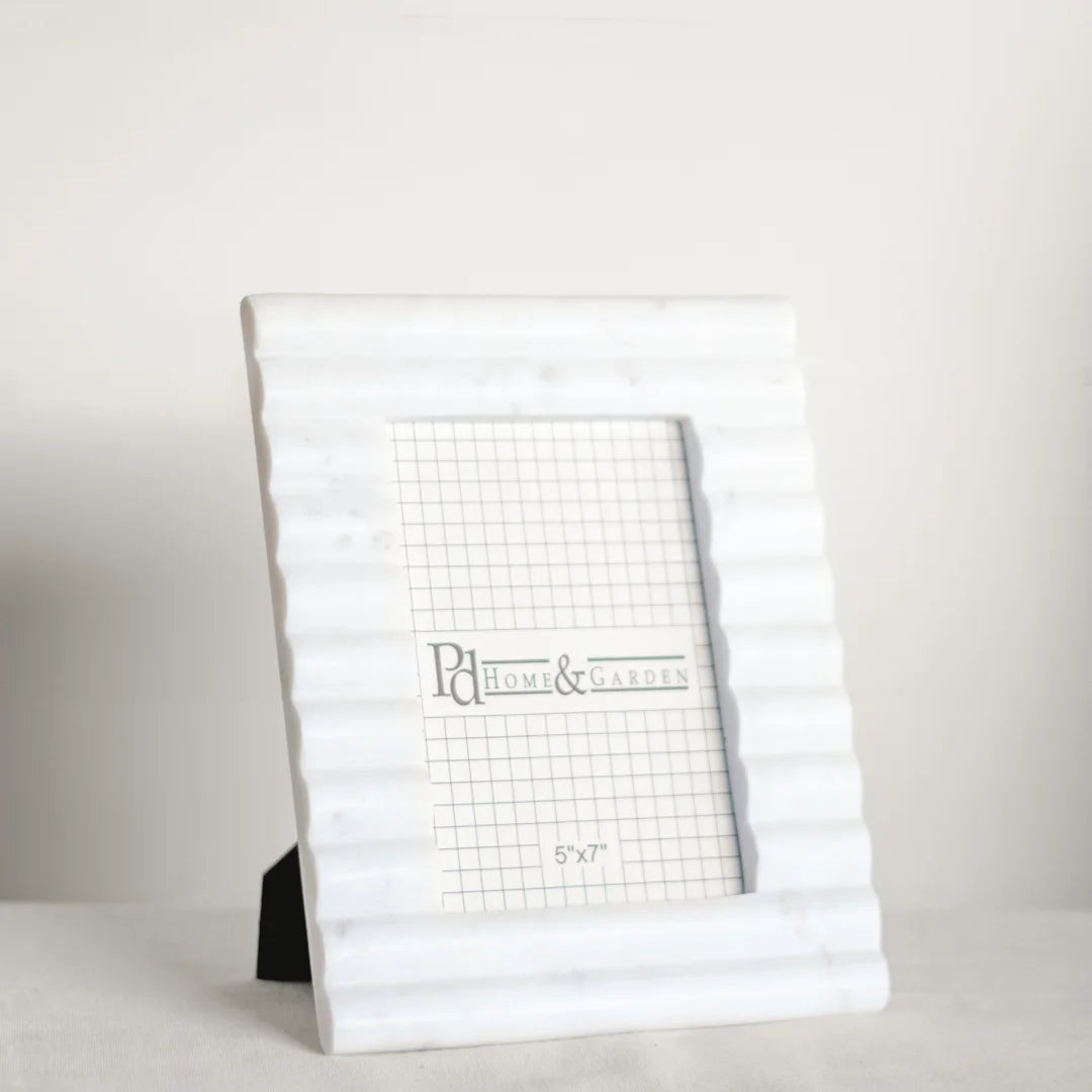 White Marble Picture Frame