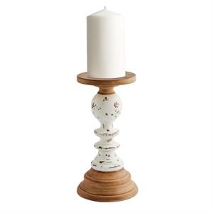 Wooden Rustic Candlestick