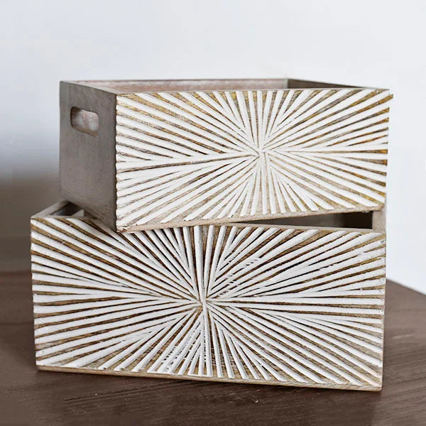 Starburst Wood Box