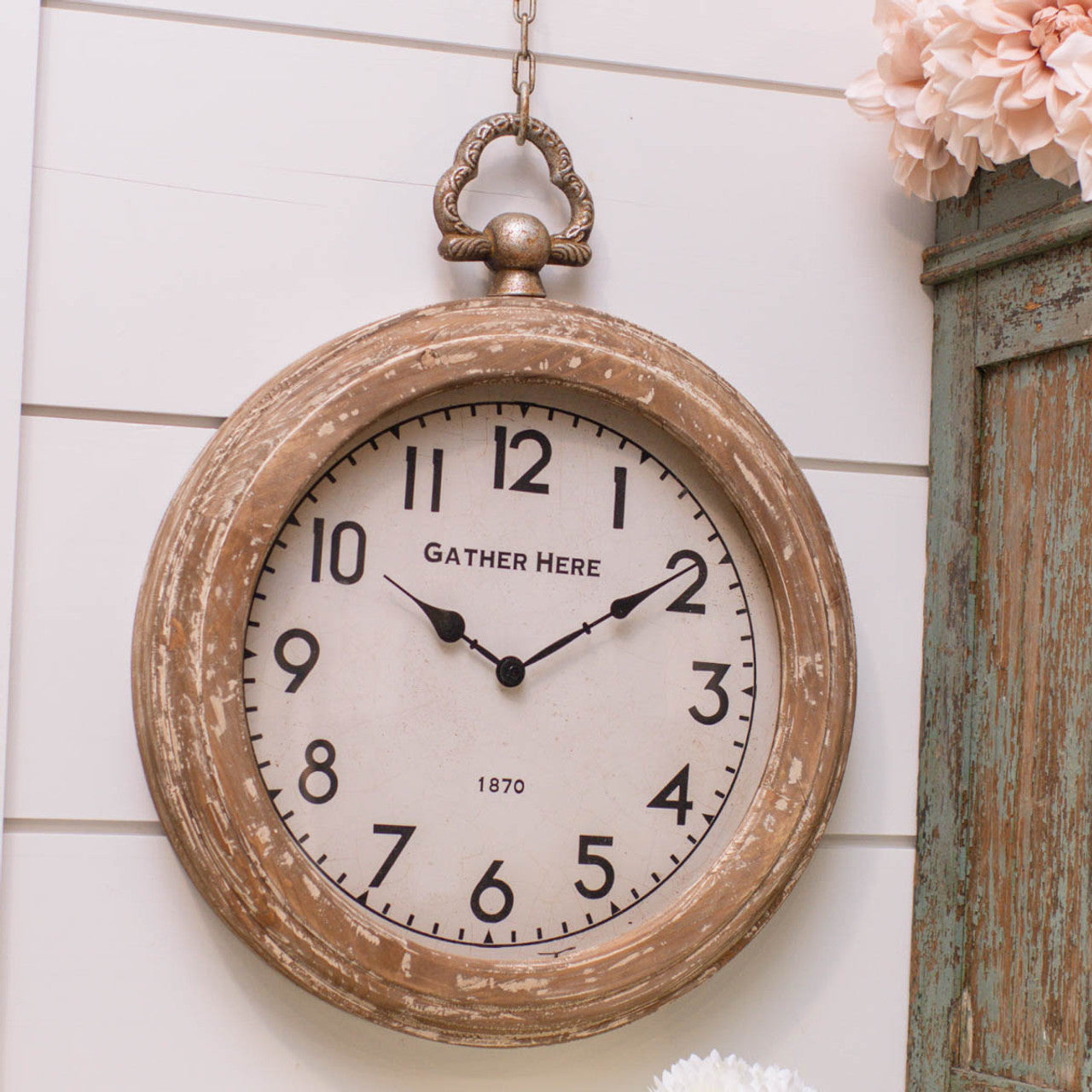 Wood Pendant Clock